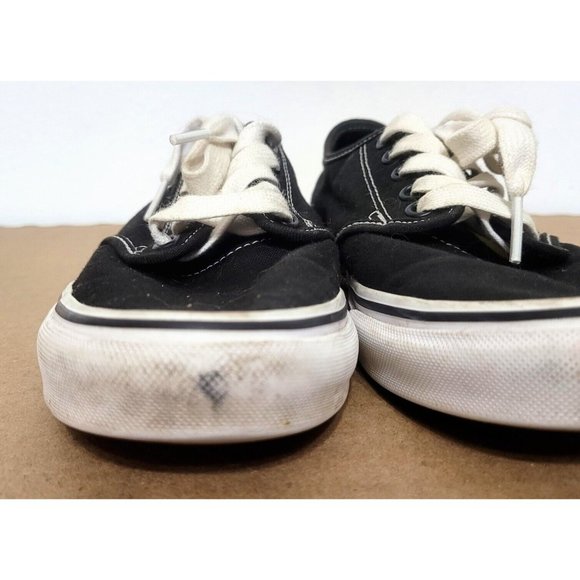 VANS Classic Era Black Canvas Skateboarding Shoes Sneakers Women's Size 7.5 - Picture 6 of 10